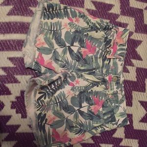Old navy floral shorts